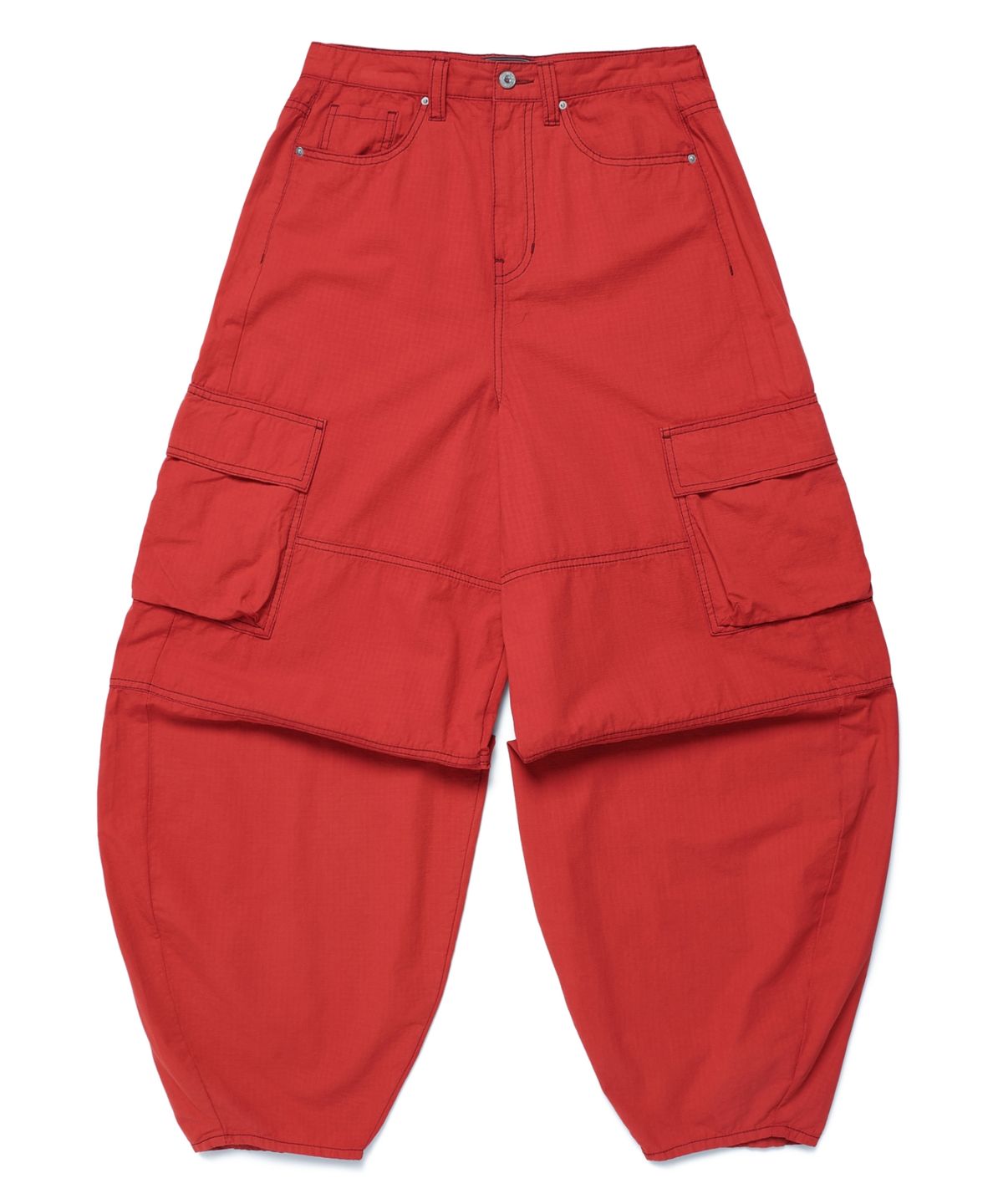 이스트서비스샵(eastserviceshop) Ballon Dyed Cargo Pants - Red