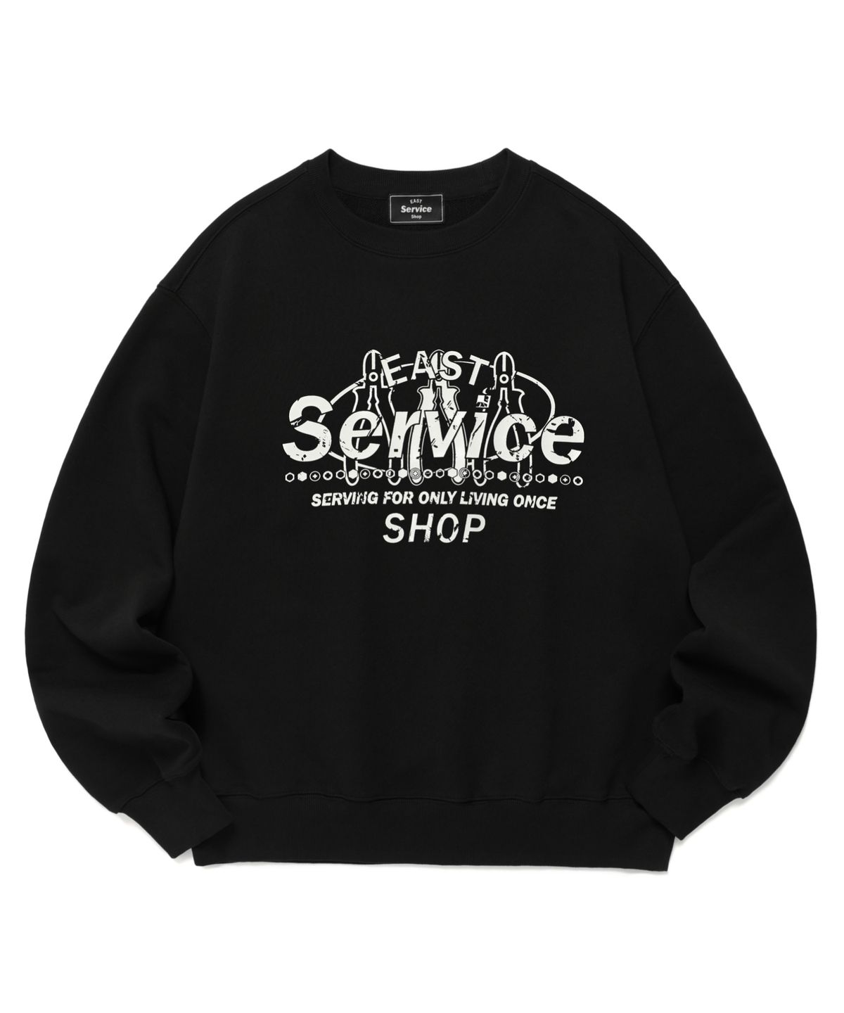 이스트서비스샵(eastserviceshop) Tool Graphic Sweatshirt - Black