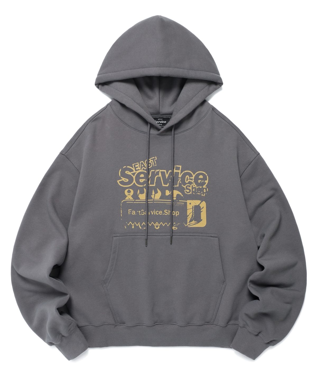 이스트서비스샵(eastserviceshop) Tool Graphic Hoodie - Charcoal