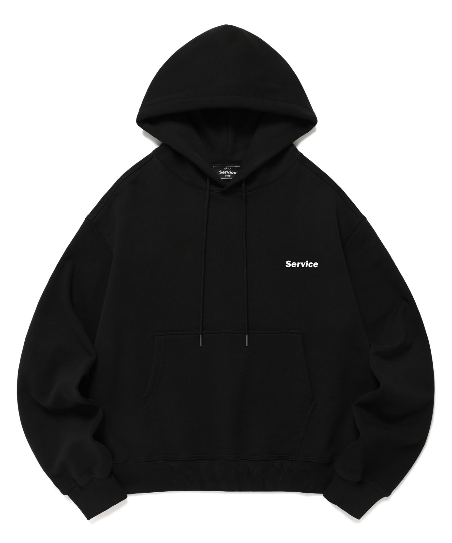 MUSINSA公式 | EAST SERVICE SHOP Mini Symbol Hoodie - Black