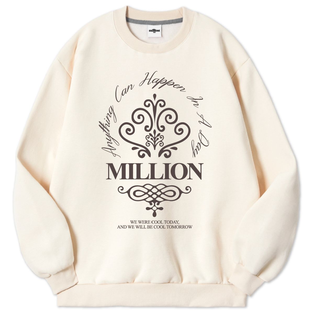 밀리언데이(MILLION DAY) MILLION Key 특양면 맨투맨