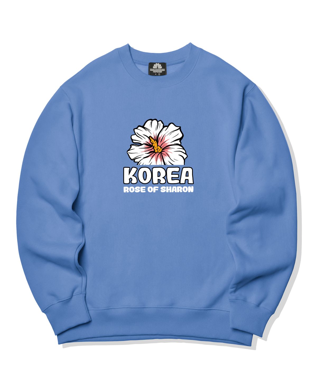 트립션(TRIPSHION) MUGUNGHWA  LOGO 크루넥 - 블루