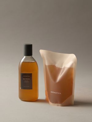 [탈모기능성/영양&윤기] 퀴노아 프로틴 샴푸 본품 & 리필 세트 (400ML+500ML)