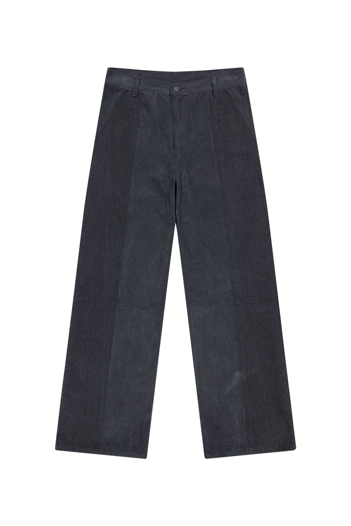 메아(MEA) RECONSTRUCTION DENIM PANTS [BLACK]