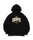 DOPE 오버핏 후드티 (블랙)