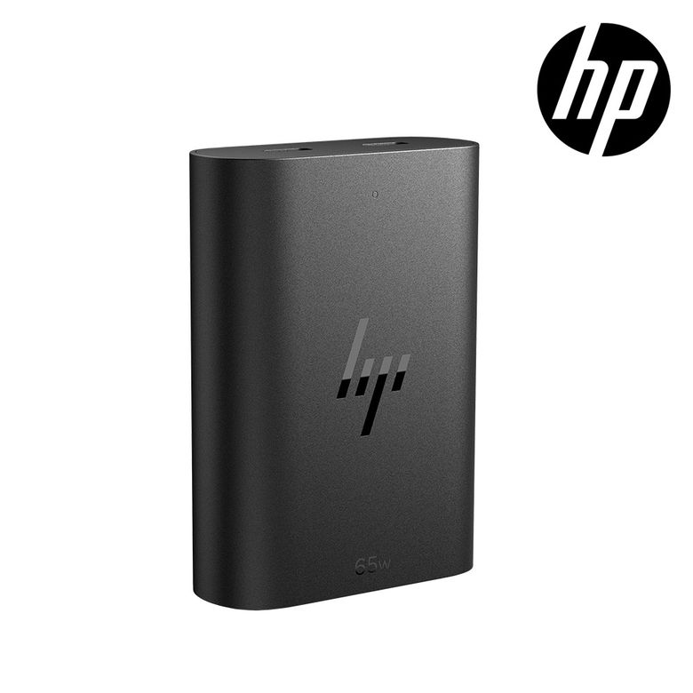 HP 65W GaN USB-C 고속 충전 슬림 노트북 충전기 다중충전가능 케이블 1M