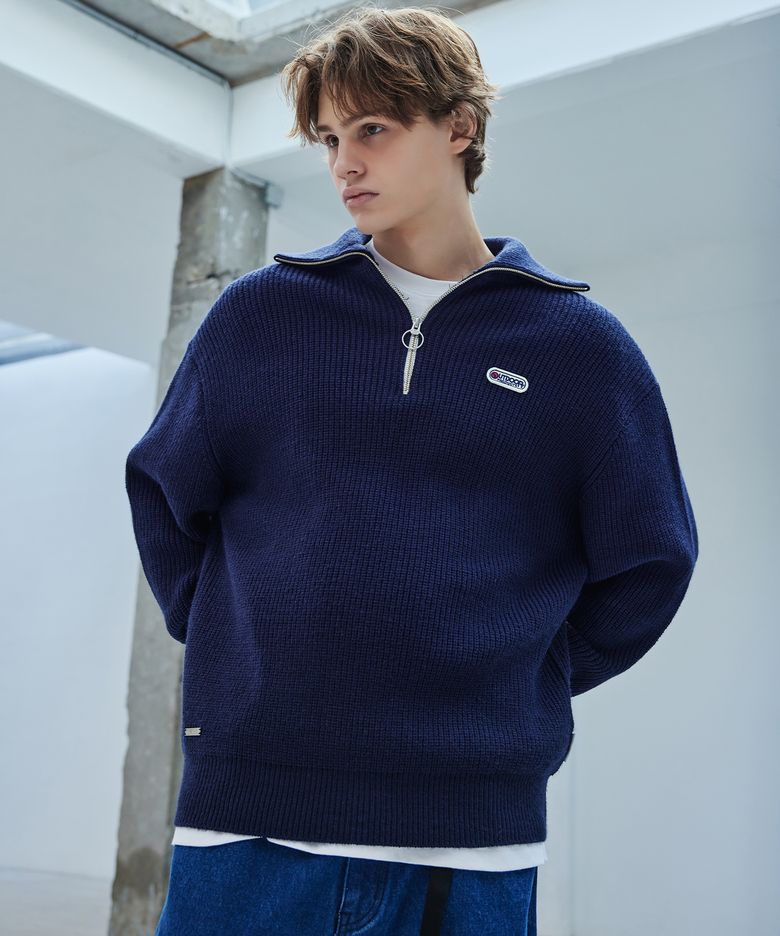 하이넥 니트 HIGH NECK KNIT
