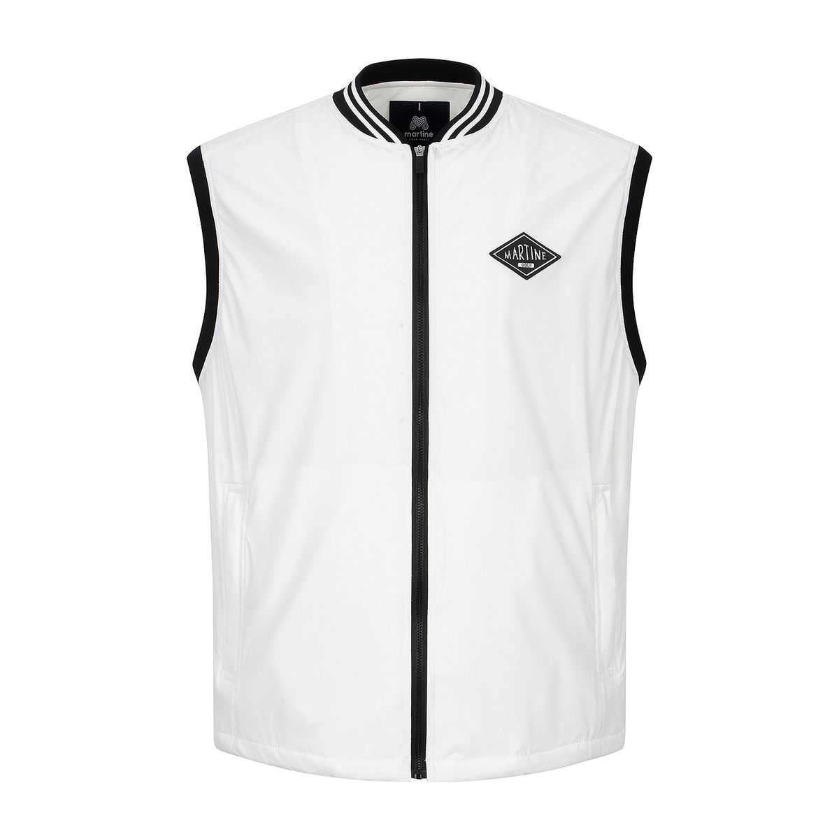 마틴골프(MARTINE GOLF) Stretch Woven Vest_O/White (Men)