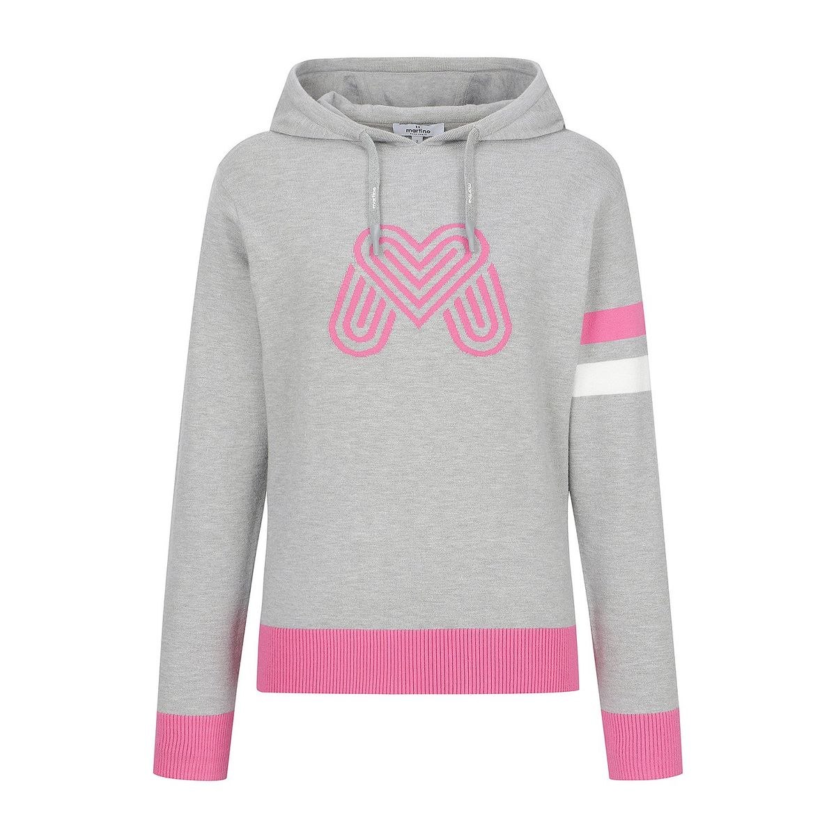마틴골프(MARTINE GOLF) Hoody Logo Sweater_M/Grey