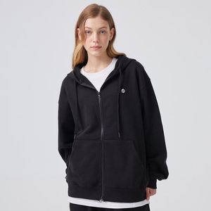 댕글 로고 후드집업 블랙