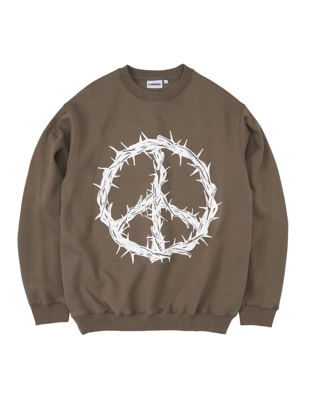 로어즈(LORES) Peace Crewneck - Taupe