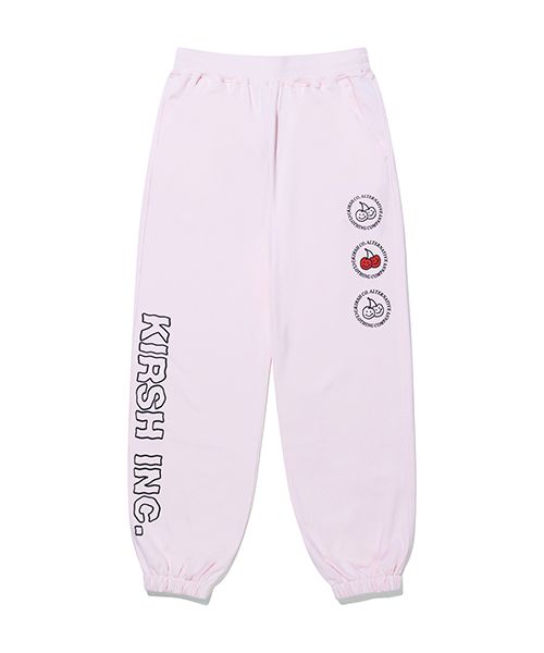[ KIRSH ]★DOODLE CHERRY GRAPHIC SWEAT PANTS MUSINSA | KIRSH Doodle Cherry Graphic Sweat Pants [Mustard]
