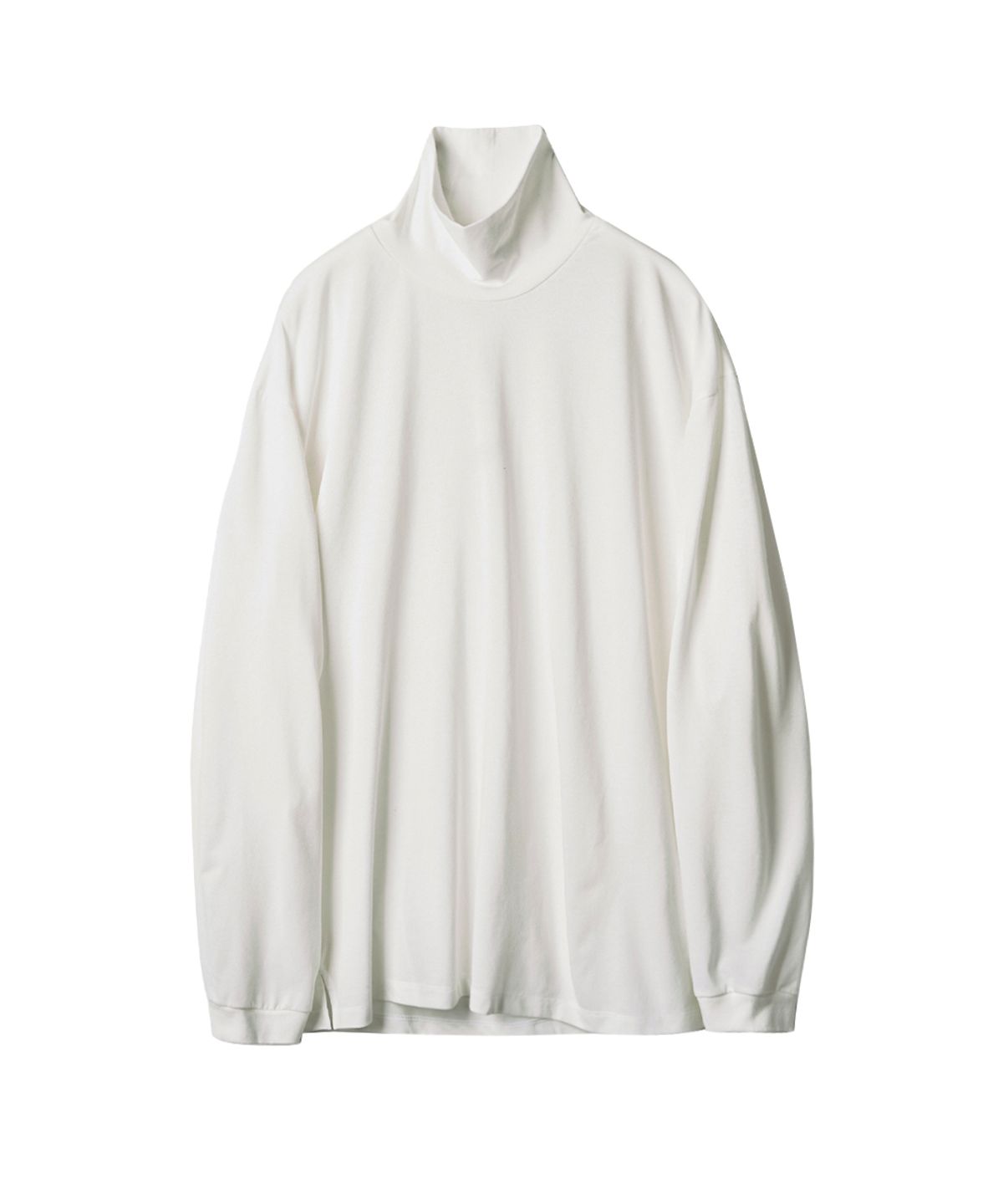 러프사이드(ROUGHSIDE) Turtleneck Long Sleeve Off White