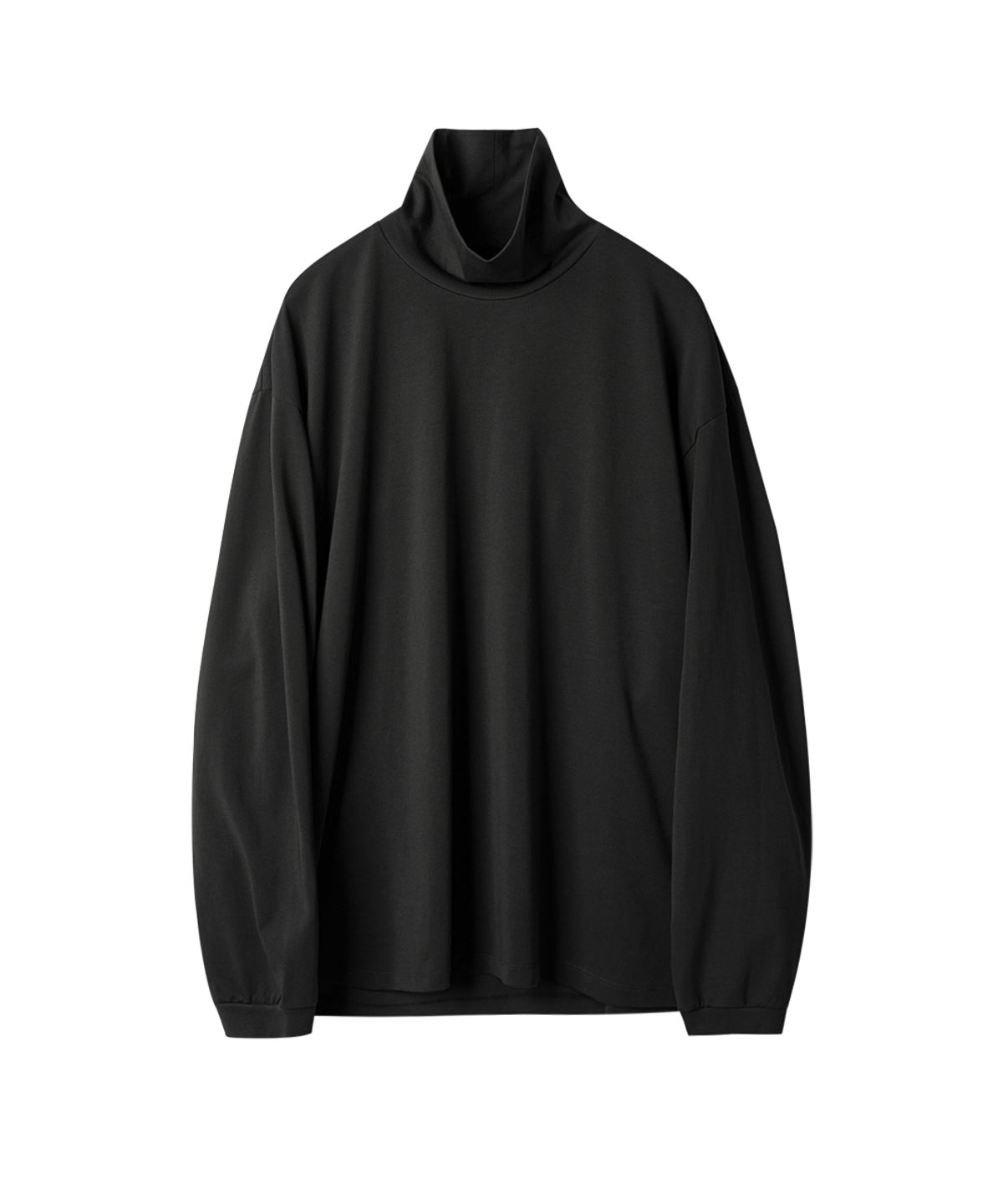 러프사이드(ROUGHSIDE) Turtleneck Long Sleeve Black