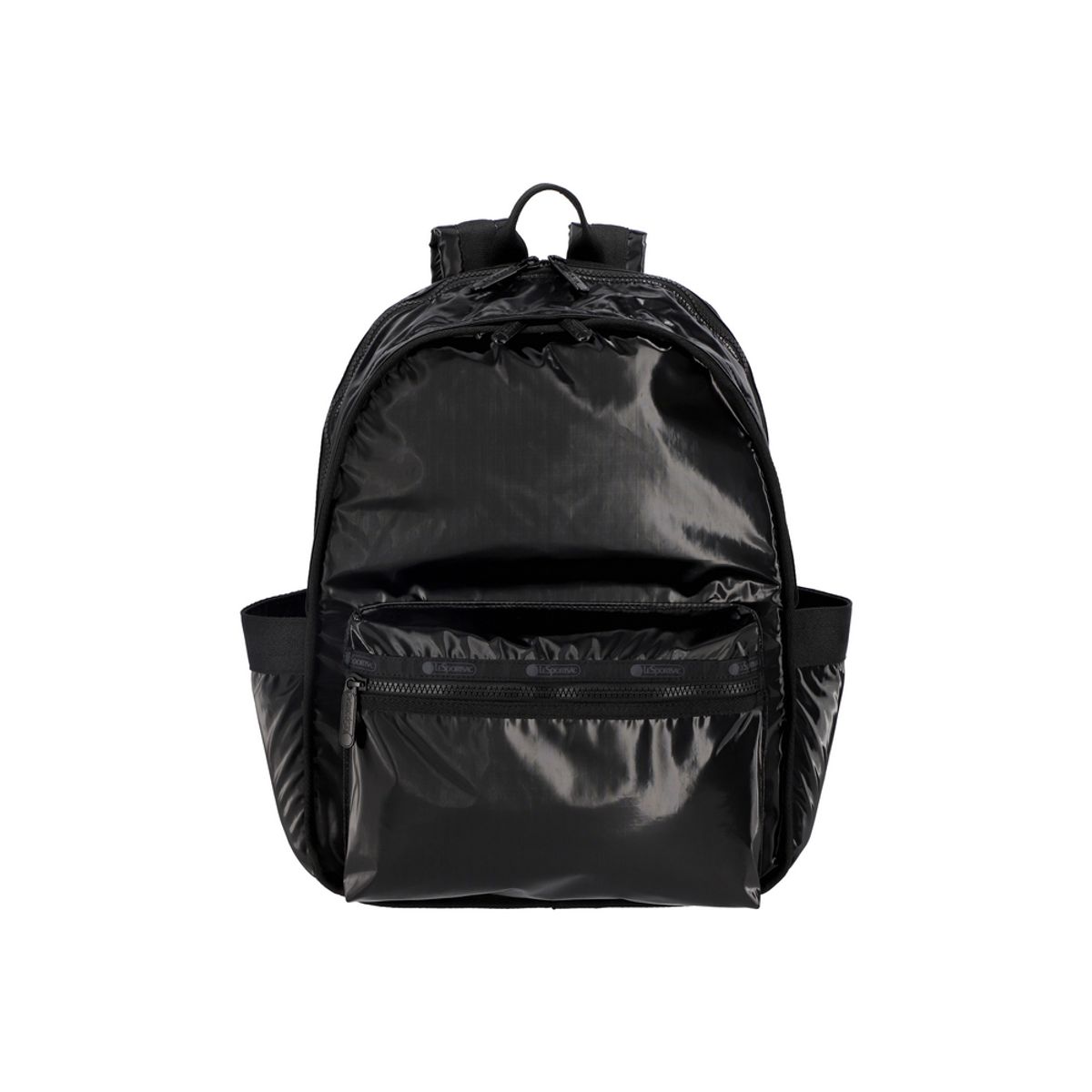 레스포색(LESPORTSAC) 블랙 샤인 루트 백팩 [3747.M135]