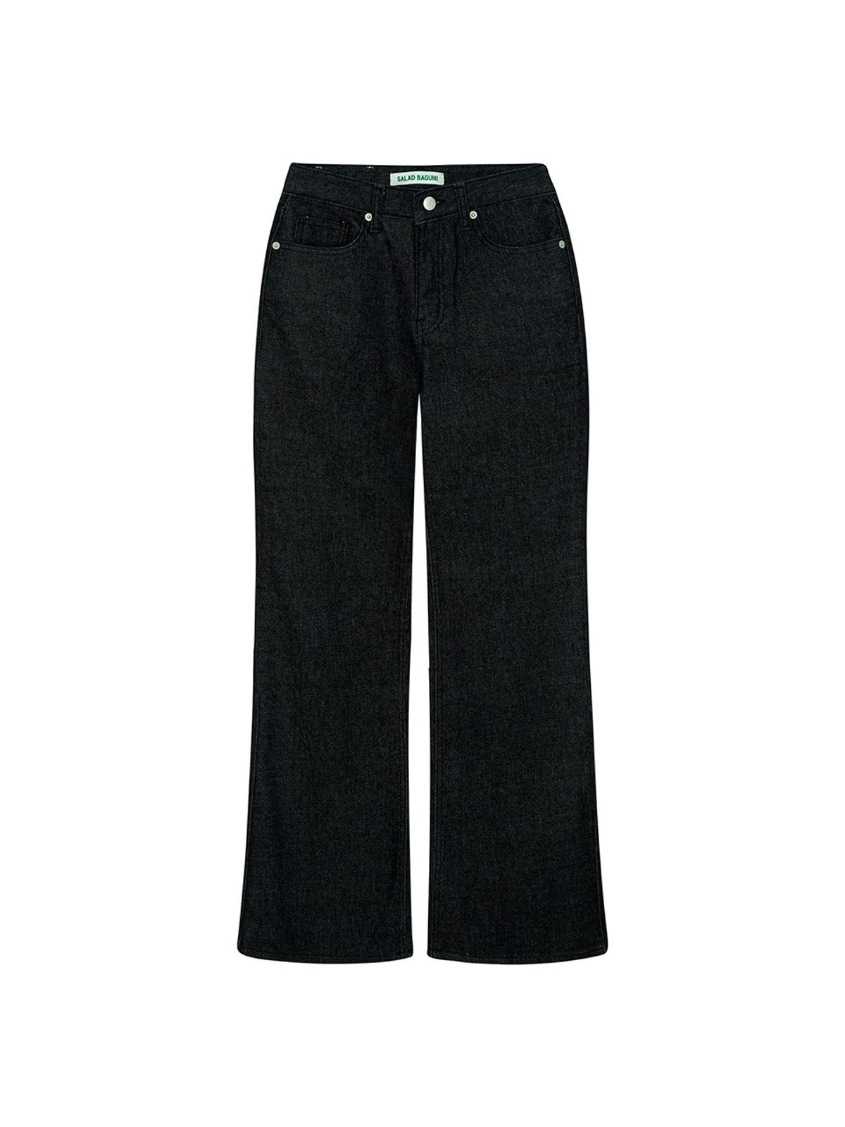 샐러드바구니(SALAD BAGUNI) All Black Bootcut Denim Jeans_black