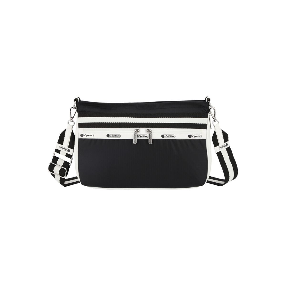 레스포색(LESPORTSAC) 스펙테이터 블랙 E/W 지퍼 크로스백 [1210.E849]