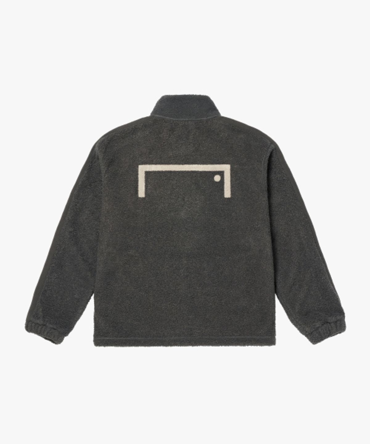 골스튜디오(GOALSTUDIO) SHERPA FLEECE ANORAK-CHARCOAL