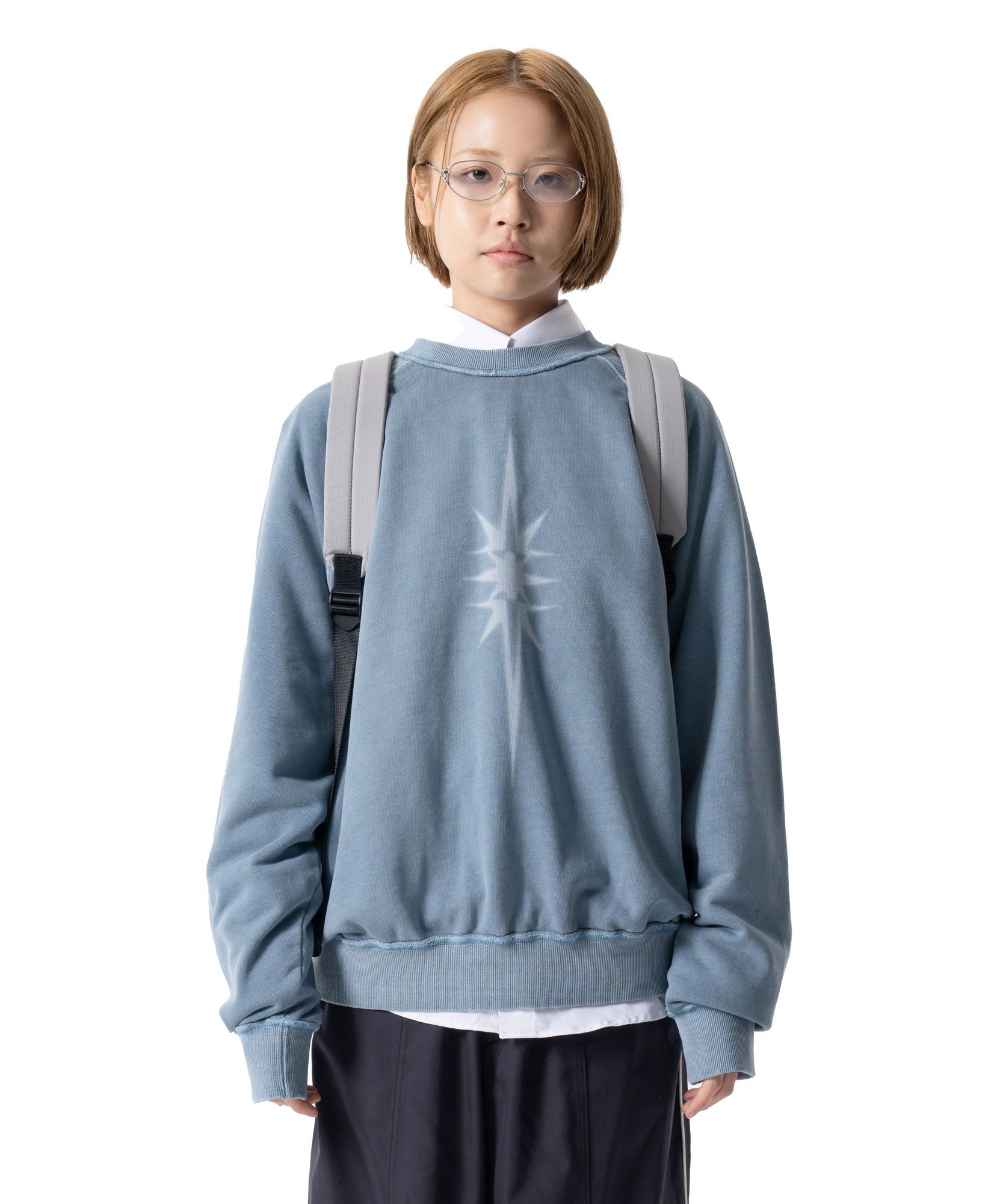 【IUGAMAKARAS】PIGMENT DYED SWEATSHIRT MUSINSA | IUGAMAKARAS Pigment Dyed Sweatshirt (Turkish Blue)