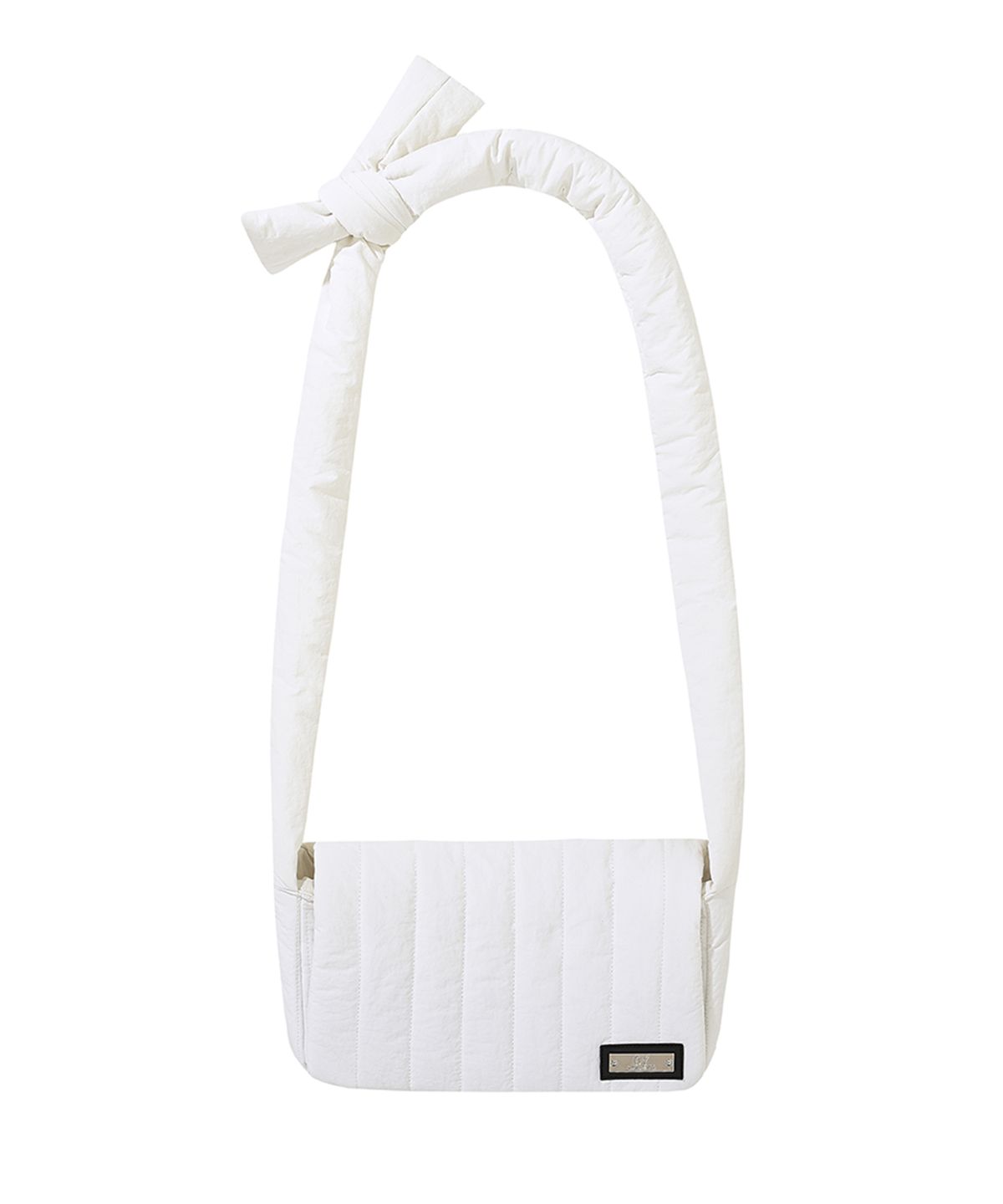 오픈야드(오와이)(OPENYARD(OY)) PADDING TIE CROSS BAG-WHITE