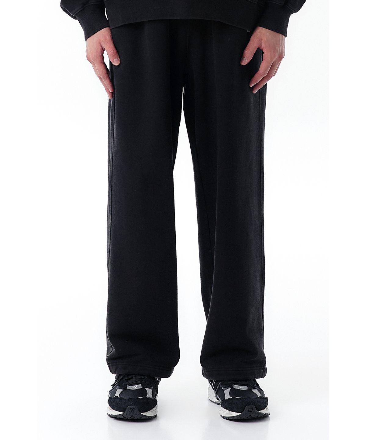 오픈야드(오와이)(OPENYARD(OY)) VINTAGE WASHED SWEAT PANTS-BLACK