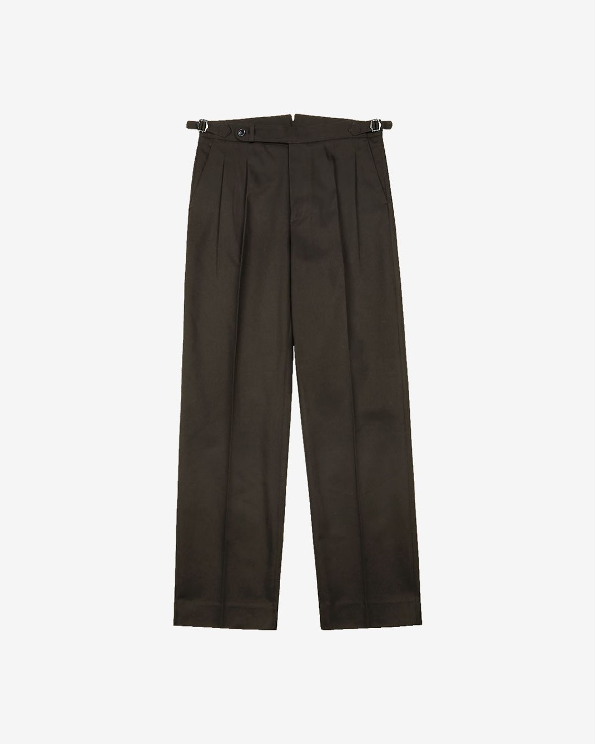 솔티(SORTIE) Reve Cotton Washed Trousers (Charcoal)