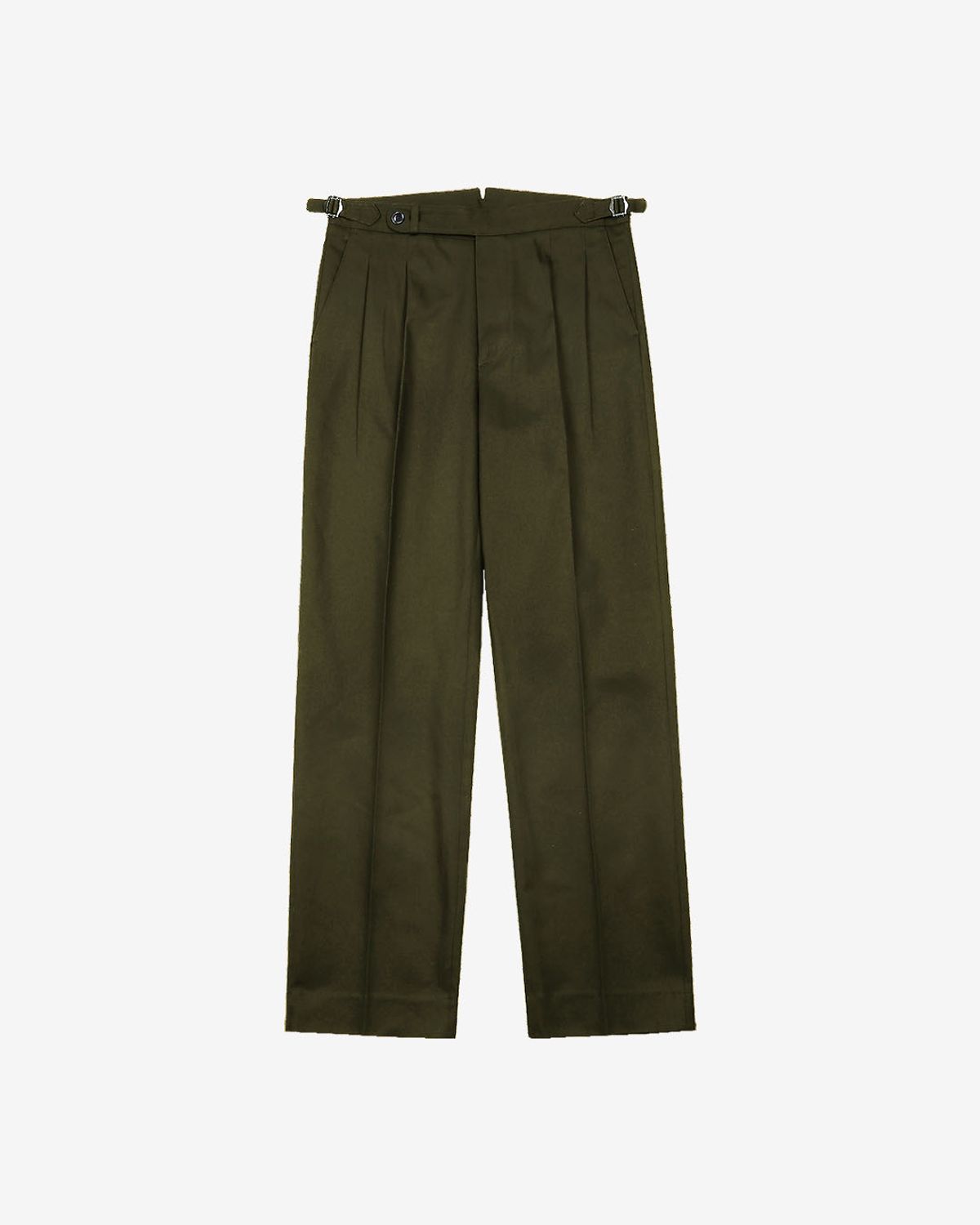 솔티(SORTIE) Reve Cotton Washed Trousers (Khaki)
