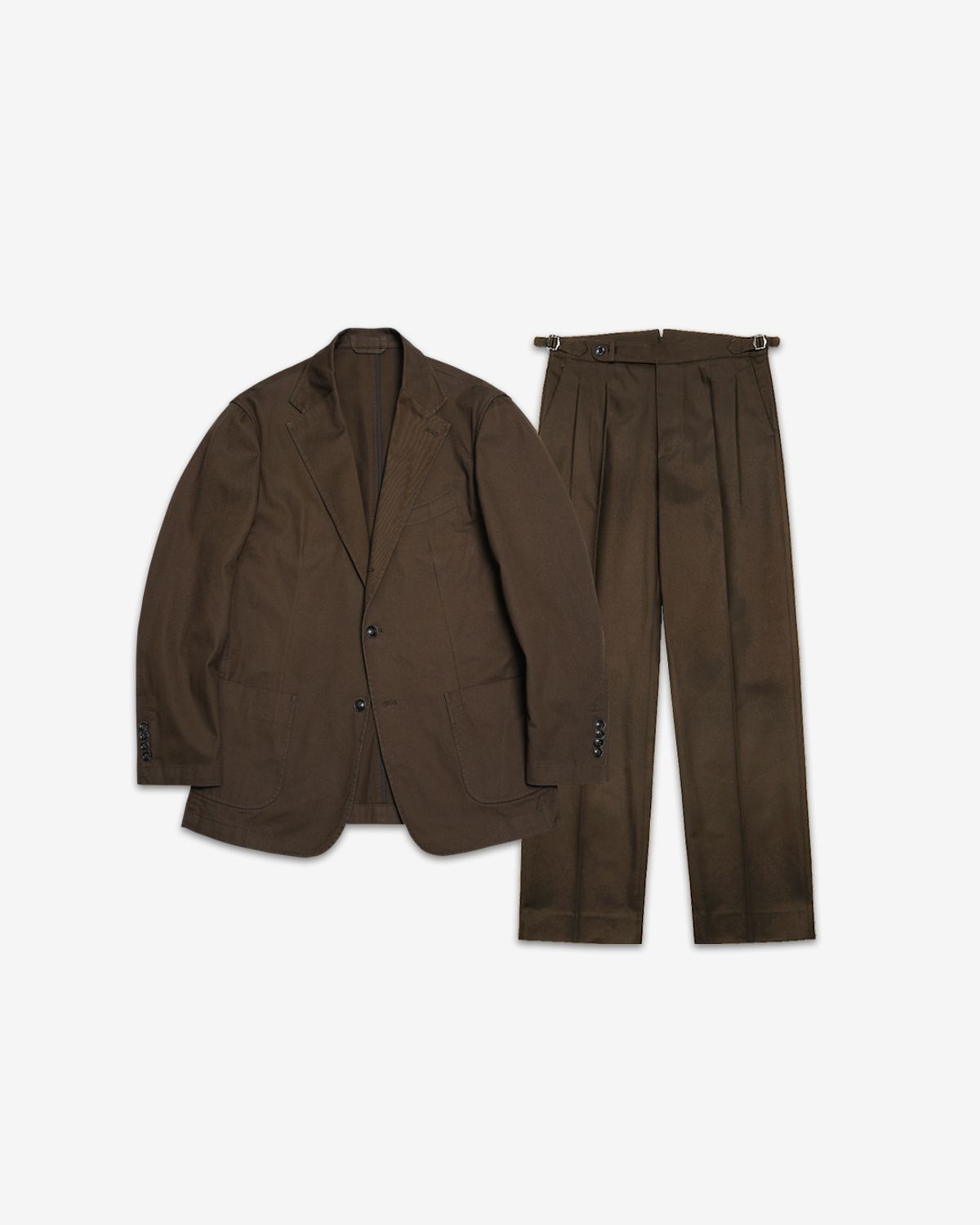 솔티(SORTIE) Reve Cotton Washed Set-up (Brown)