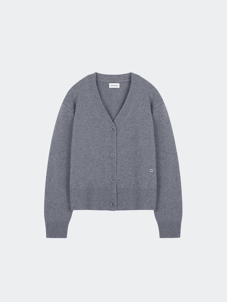 BANETT CASHMERE BLEND CARDIGAN GREY