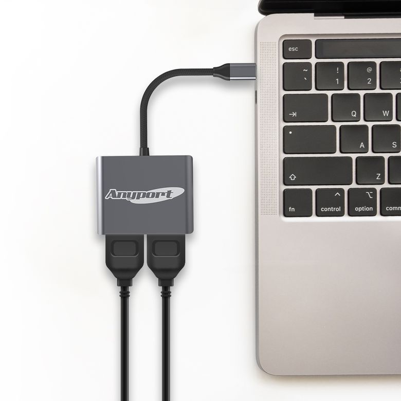 Type-C DUAL HDMI 컨버터 SINGLE 4K 60Hz AP-TC21DH