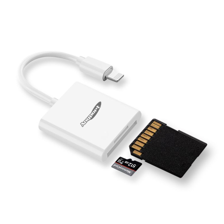 아이폰 8핀 SD카드 리더기 스마트폰 MicroSD 카드리더기 노트북 블랙박스 AP-ICR