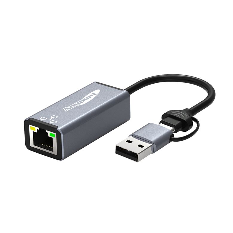 2 IN 1 기가비트 랜카드 콤보 USB 3.0 / Type-C to AP-UC31GLAN