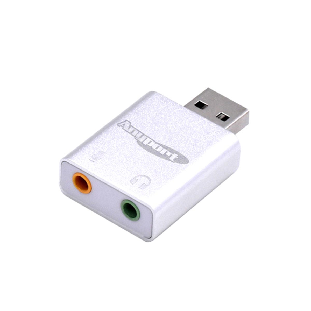 애니포트(ANYPORT) 이어폰 USB 사운드카드 외장형 7.1채널 컴퓨터 C타입 사운드카드 AP-JH71U