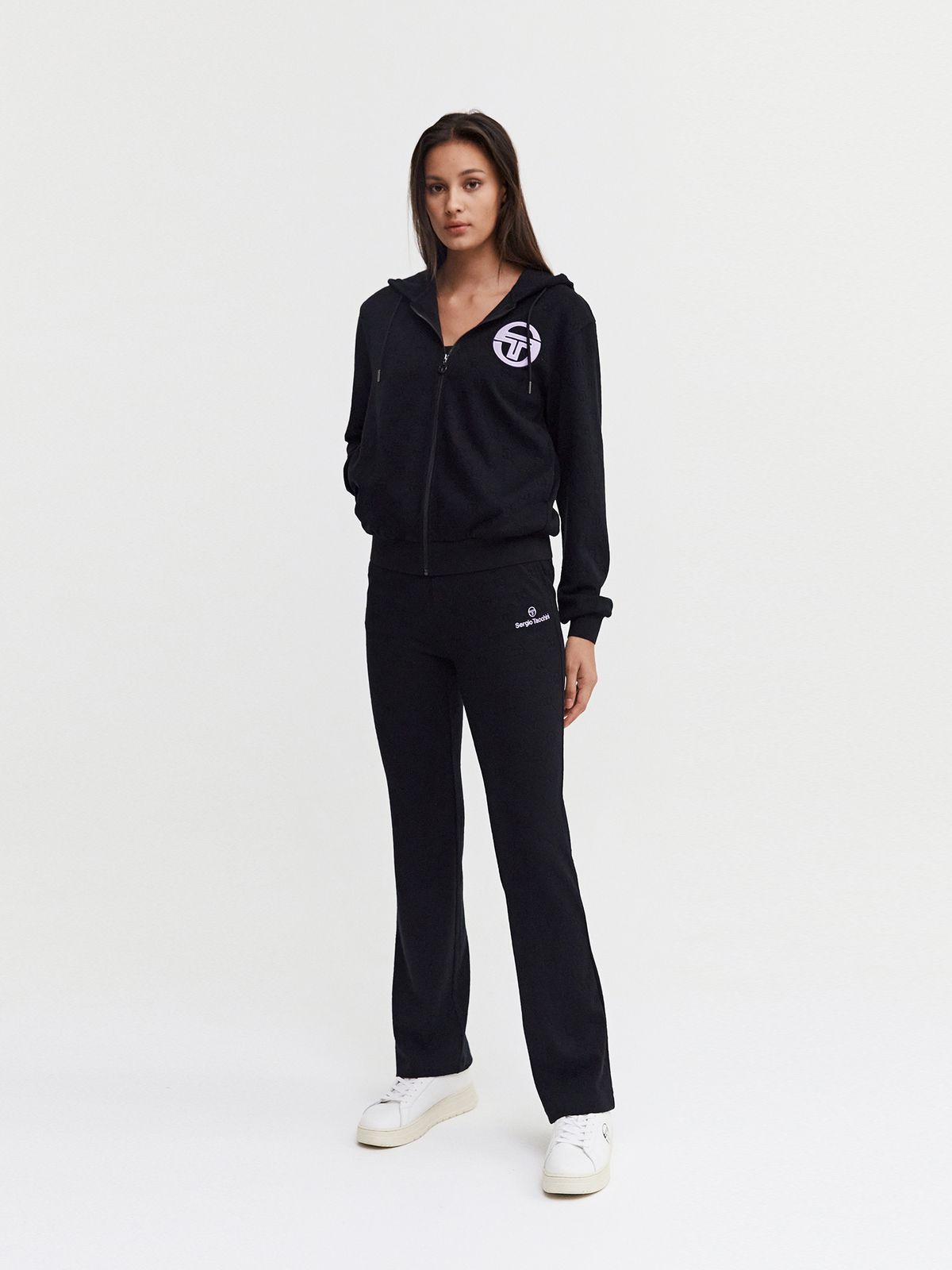 세르지오 타키니(SERGIO TACCHINI) W 데일리 자카드 후드 집업