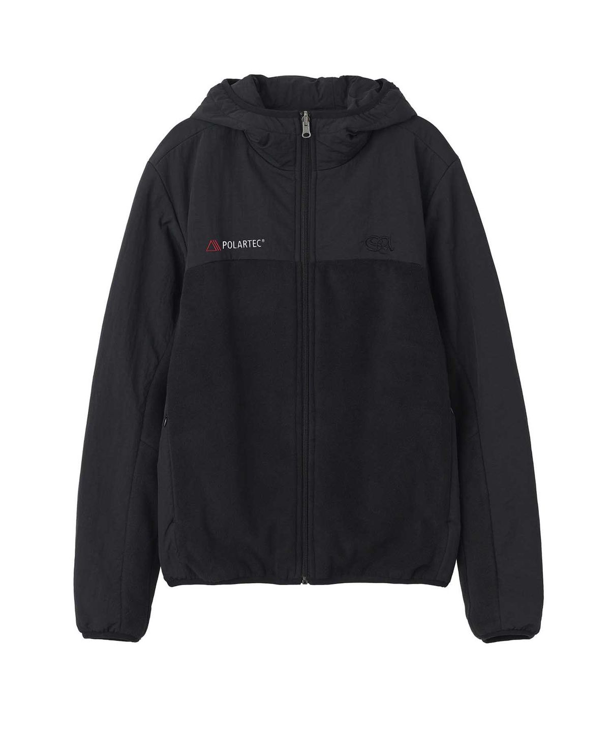 스컬프터(SCULPTOR) POLARTEC® Reversible Zip-Up Hoodie Black