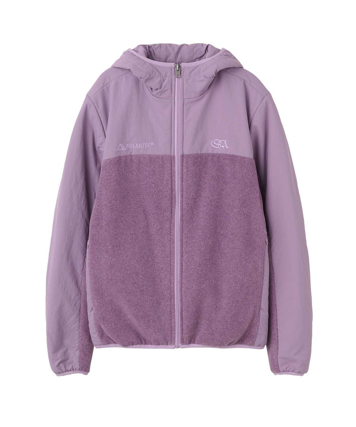 스컬프터(SCULPTOR) POLARTEC® Reversible Zip-Up Hoodie Melange Berry
