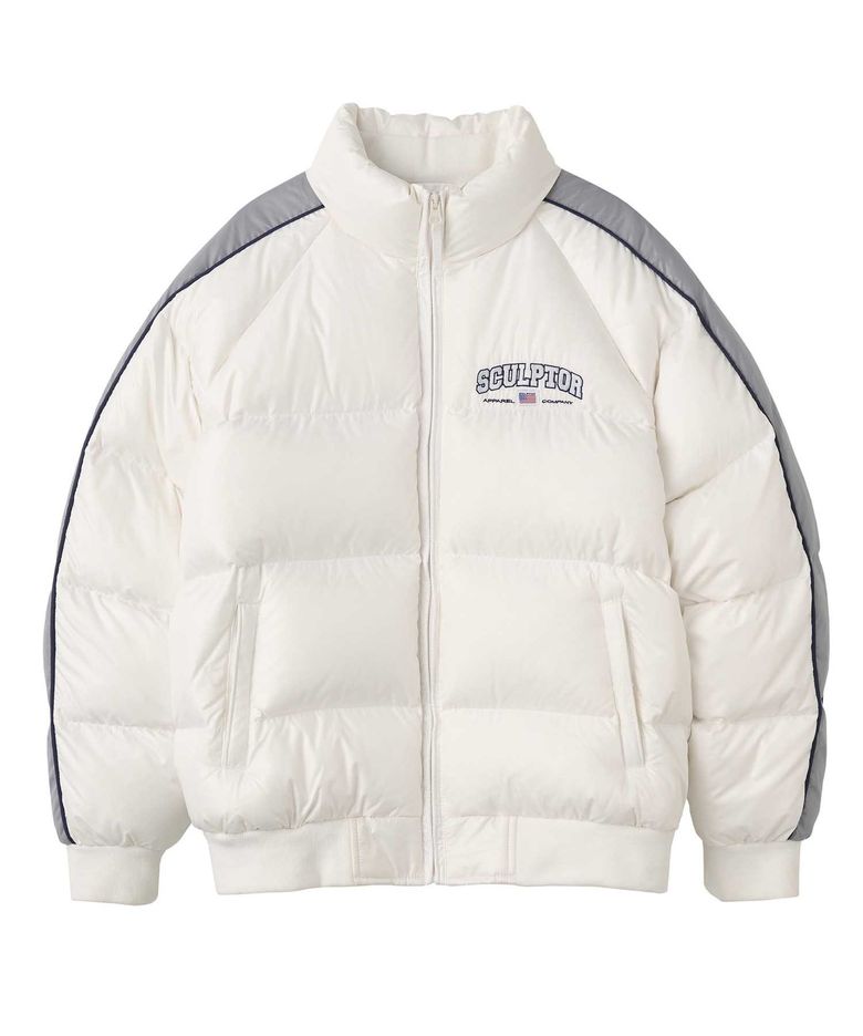 105 RDS Raglan Puffer Down White