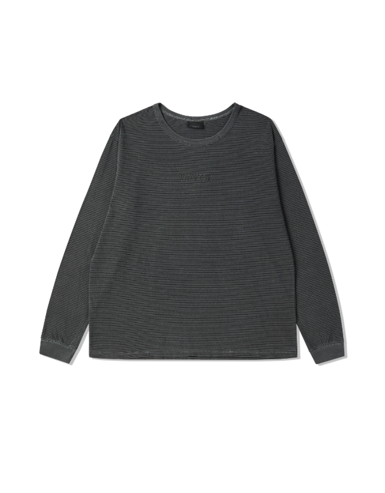 WASHED LONGSLEEVE T-SHIRT_GREY