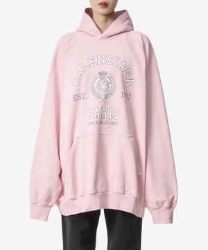 칼리지 1917 로고 후드 - 핑크 / 697879TMV993167