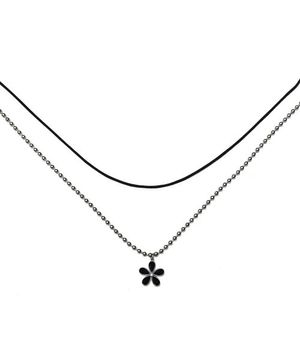 플뢰르 볼체인 네크리스  세트 (BLACK)