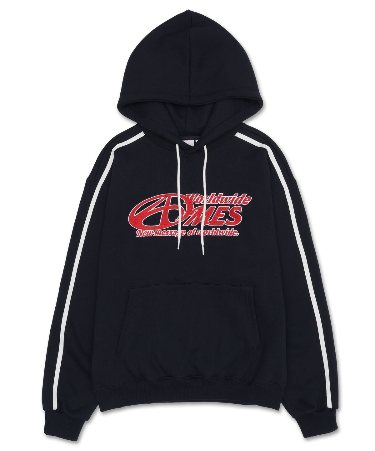 아메스 월드와이드(AMES-WORLDWIDE) SYMBOL LOGO EMBROIDERY HOODIE NAVY (AM2DFUM408A)