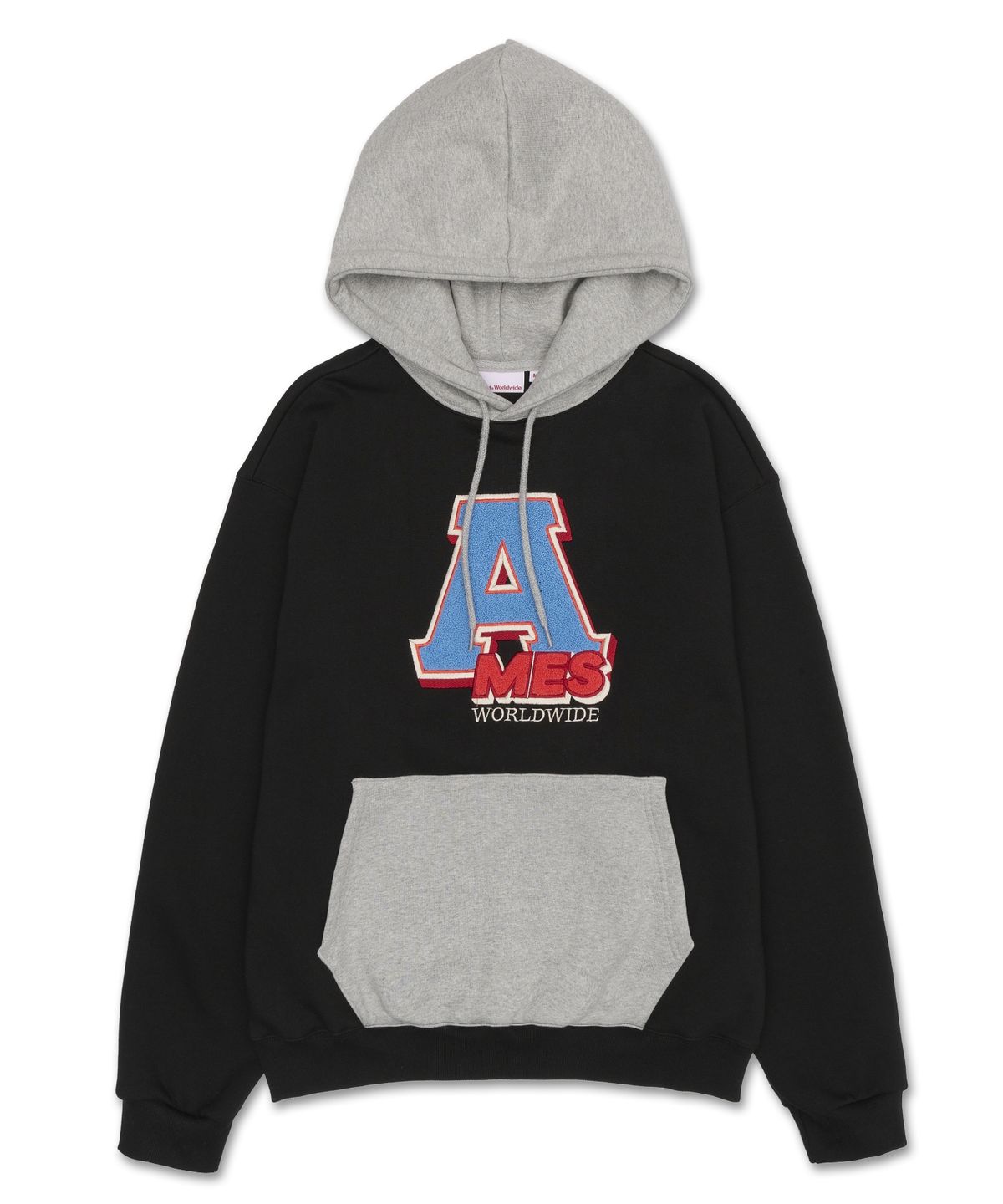 아메스 월드와이드(AMES-WORLDWIDE) A BOUCLE HOODIE BLACK (AM2DFUM407A)