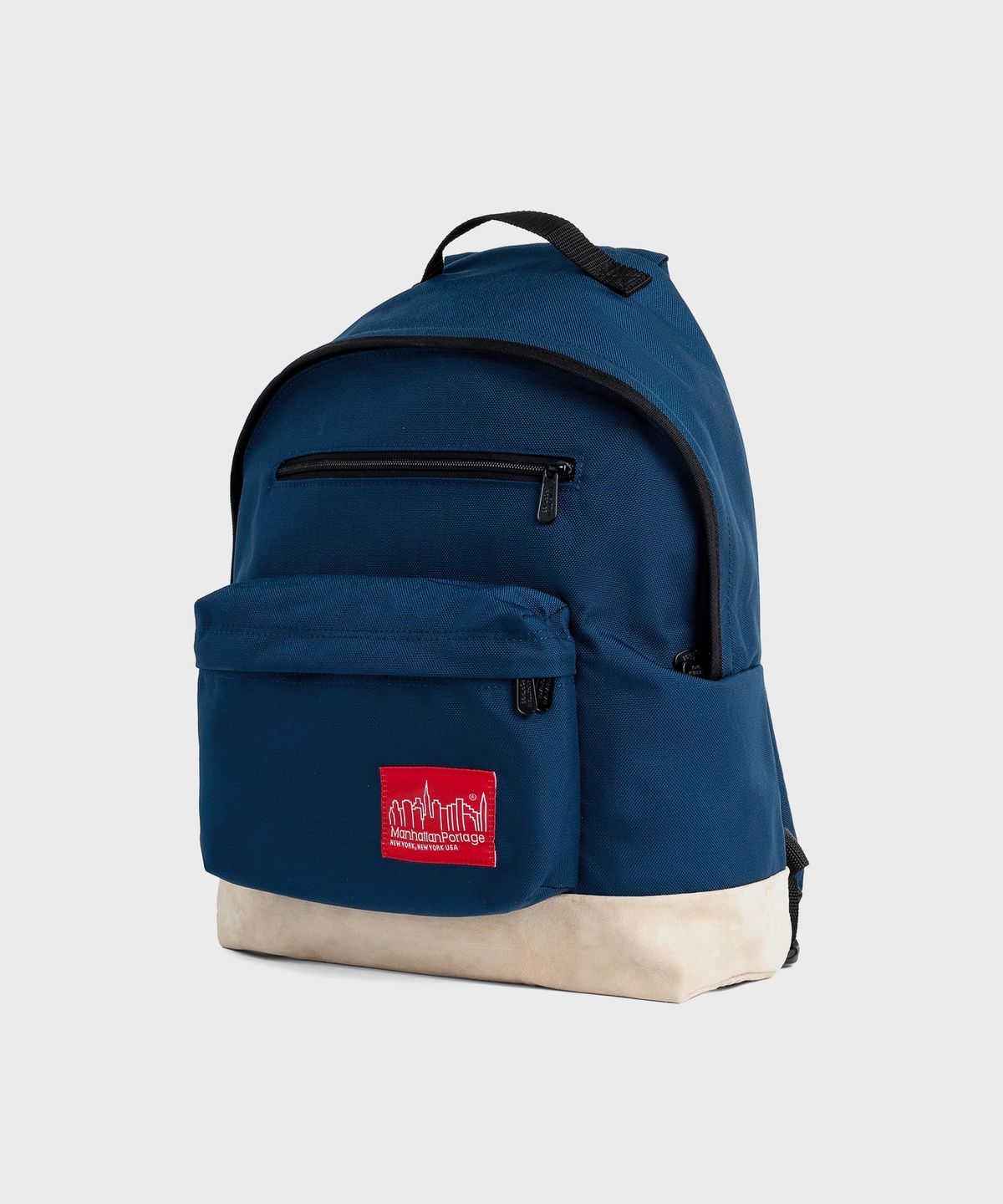 맨하탄 포티지(MANHATTAN PORTAGE) 1209 빅애플 백팩 M NAVY 스웨이드
