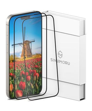 아이폰 15프로 2.5Ds 엣지 풀커버 강화유리 액정보호필름 2매