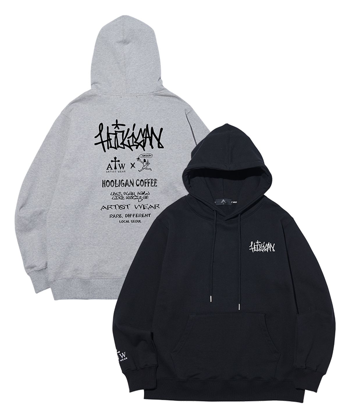 아티스트웨어(ARTISTWEAR) [ATW x HOOLIGAN] 로컬서울 후드티