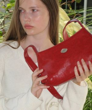 fle two-way bag - vintage red