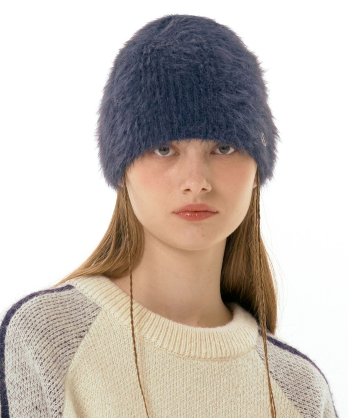아메스 월드와이드(AMES-WORLDWIDE) FUZZY BEANIE NAVY (AM2DFUAB61A)