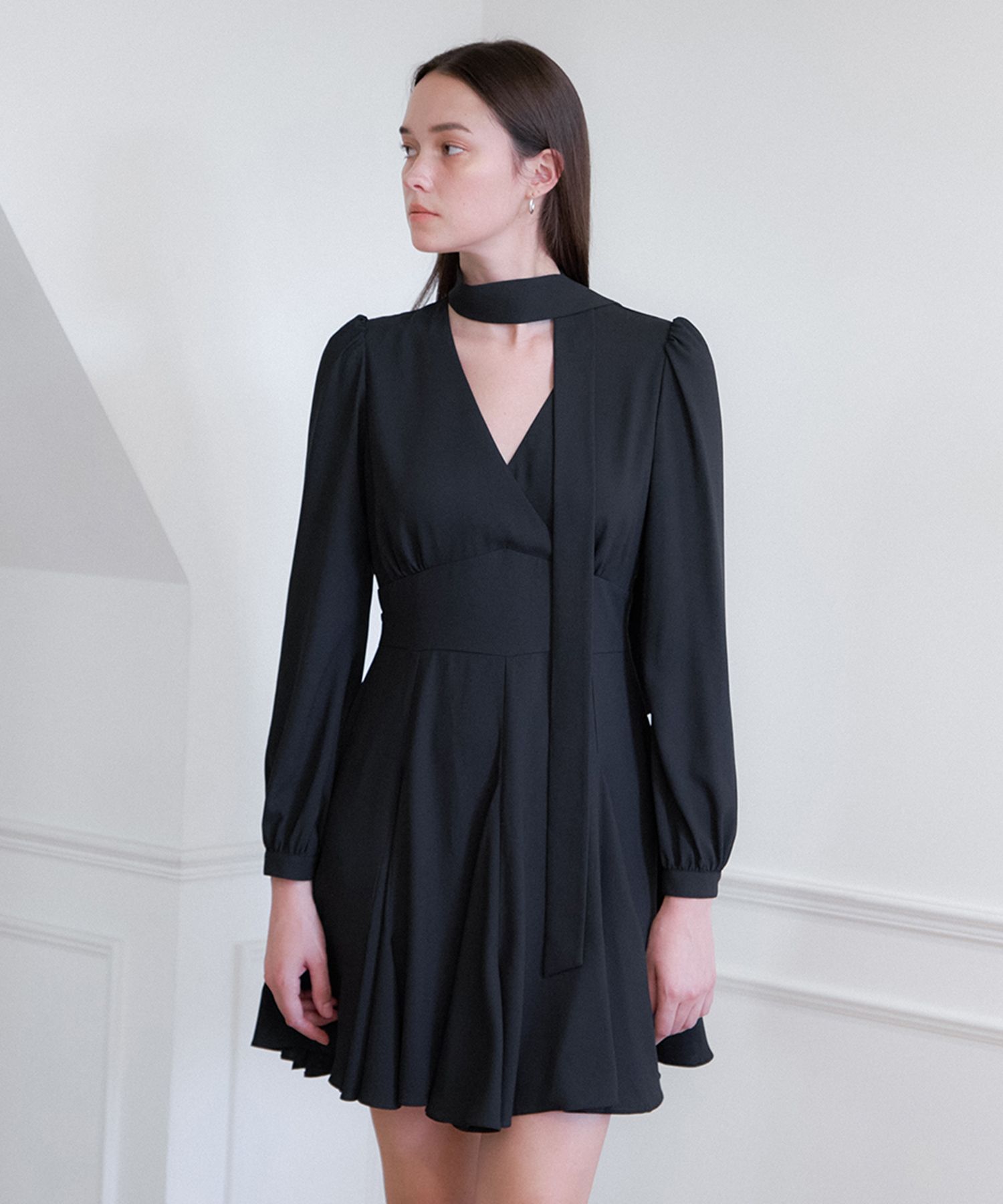 slim fit dress slacks Midnight Manor Fit & Flare Dress – ModCloth