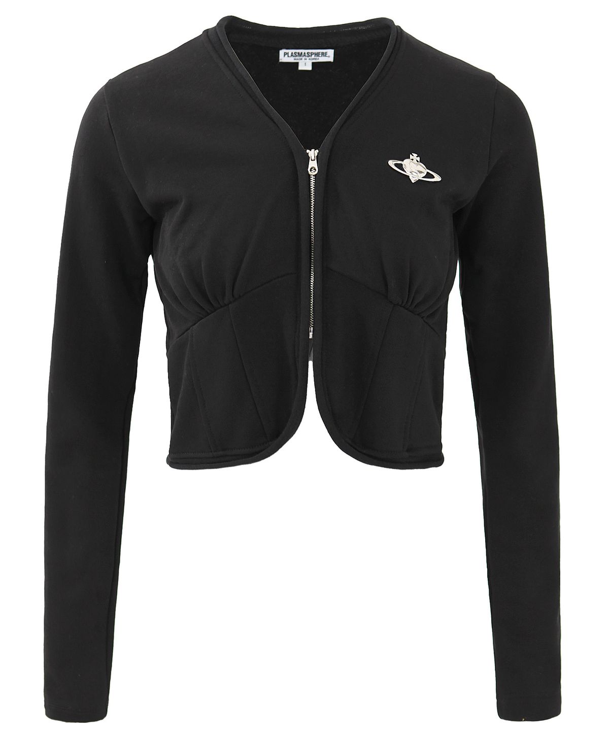 플라즈마스페어(PLASMA SPHERE) COIL CARDIGAN IN BLACK(집업 가디건)