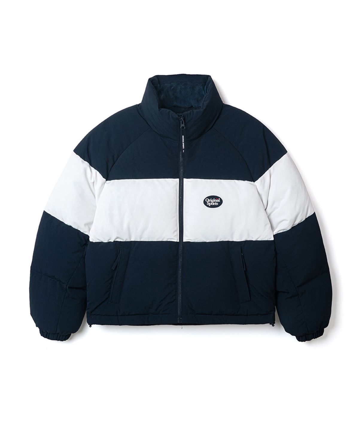 프로-스펙스(PRO-SPECS) [WOMEN] COLOR BLOCK DOWN JACKET NAVY